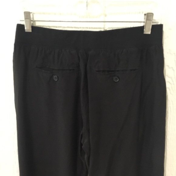 ATM Anthony Thomas Melillo Black Silk Jogger Pants Size S - Picture 7 of 16